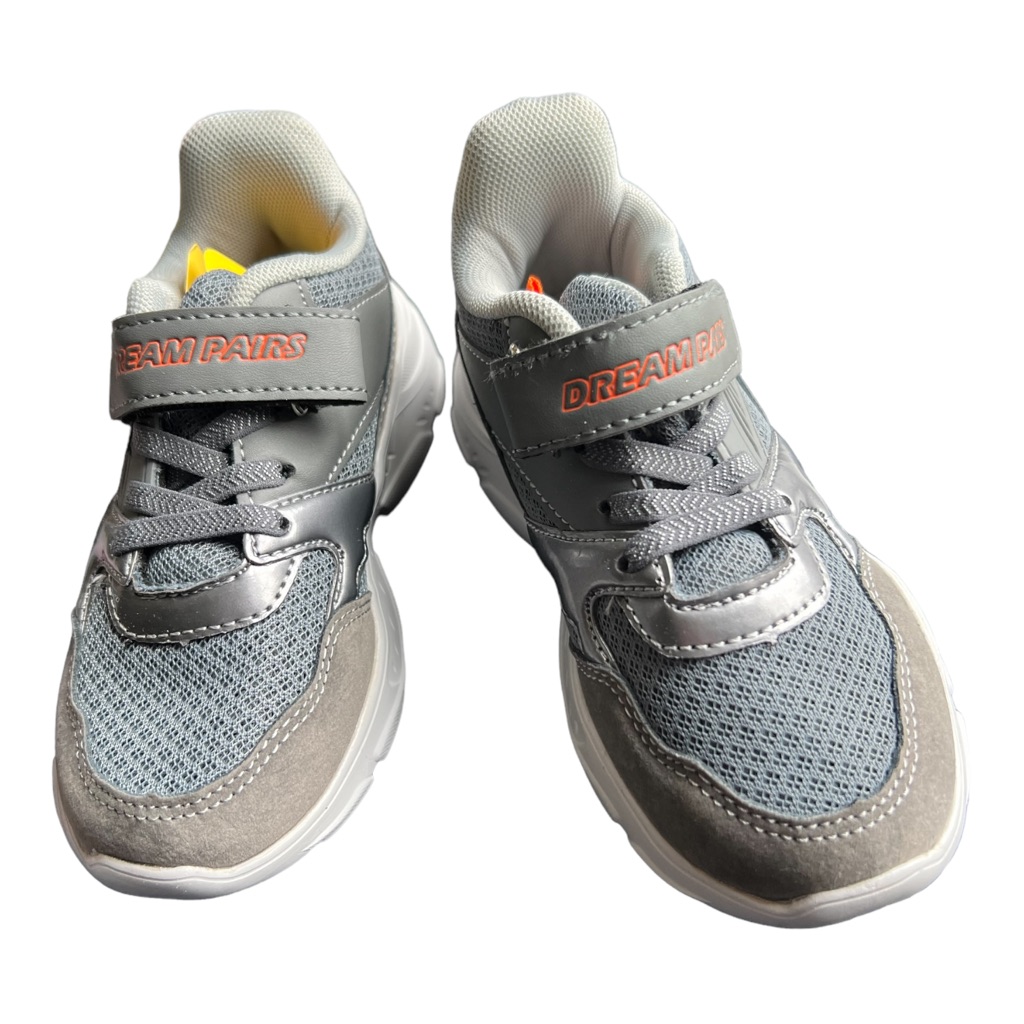 Dream Pairs Boys Gray Sneakers Nwot Size 10